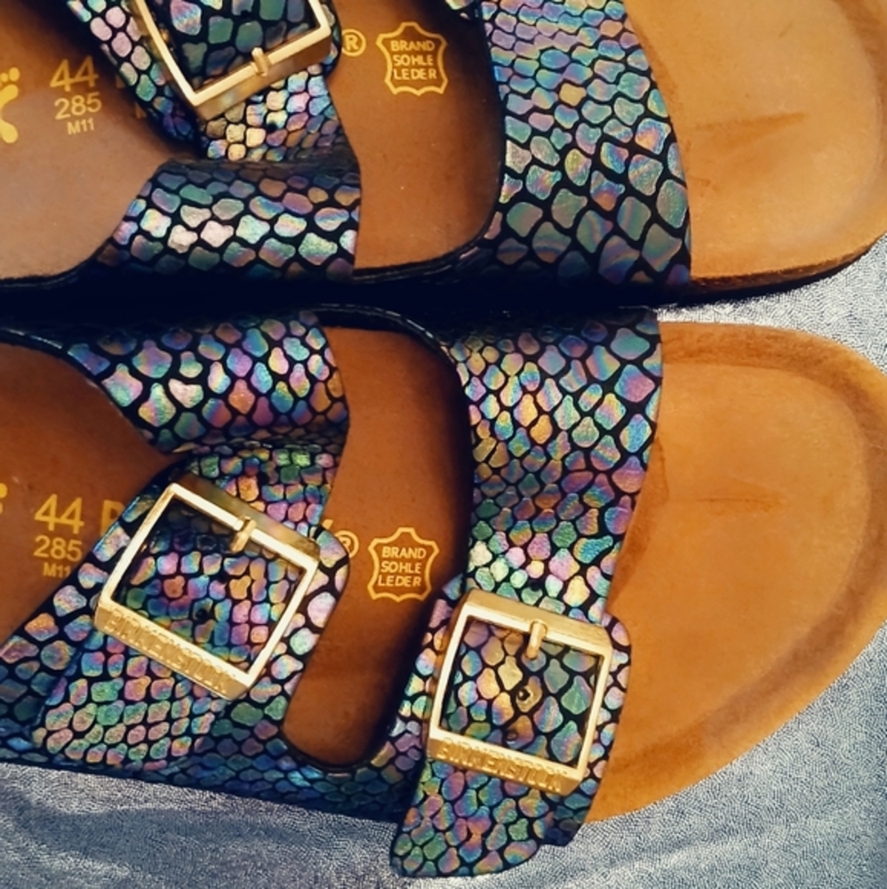 Birkenstock Iridescent Black Sandals - Picture 2 of 4